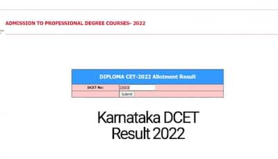 Karnataka DCET Allotment Result 2022 RELEASED at kea.kar.nic.in- Direct link to check here