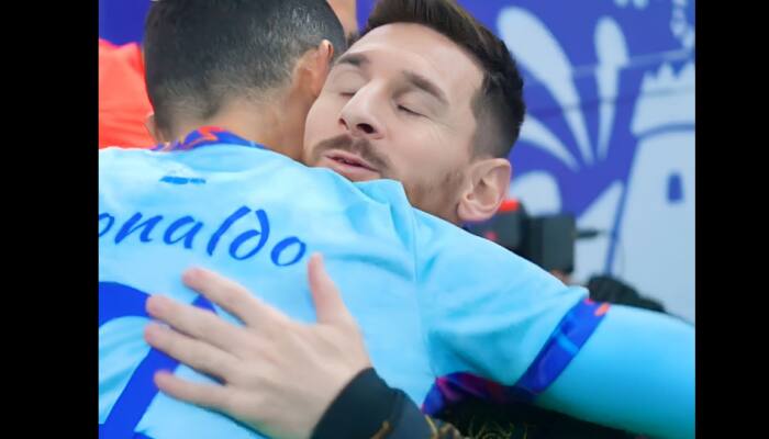 Lionel Messi shares PIC of hugging Cristiano Ronaldo during Saudi All-Star vs PSG match, video also goes viral - WATCH
