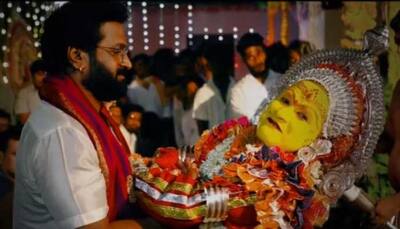 Rishab Shetty seeks Daiva's blessings at Bhoota Kola Festival, thanks god for Kantara's massive success!