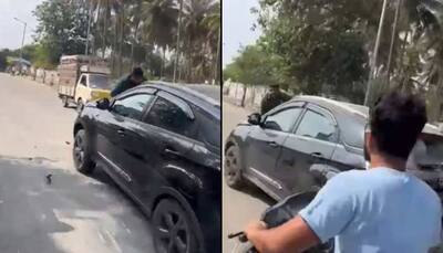 VIDEO: Bengaluru woman drags man on car bonnet for 1 km in shocking road rage case