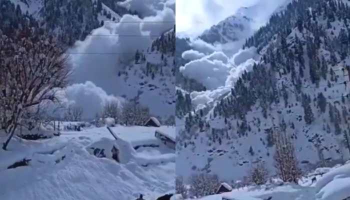 Watch: Avalanche hits village in Gurez valley in J&amp;K, more warnings issued in several districts