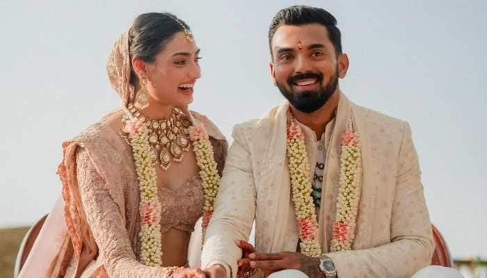 Team India vice-captain KL Rahul got married to Bollywood star Athiya Shetty in Khandala on Monday (January 23). (Source: Twitter)