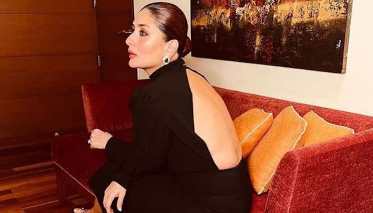 Kareena Kapoor Xxx Saxy Chueai Video - Kareena Kapoor Khan Spills Black Magic in Backless Gown, Looks Super Sexy  in Latest Photos! | People News | Zee News