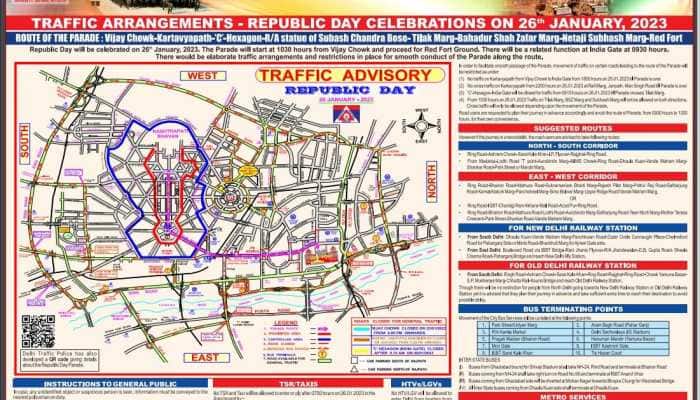 Republic Day Parade: Delhi Police issues traffic advisory