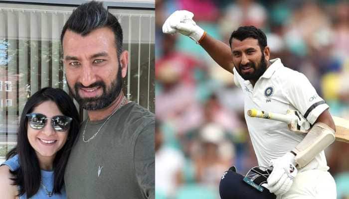 Team India batter Cheteshwar Pujara is celebrating his 35th birthday on Wednesday (January 25). Pujara is married to Puja Pabari since 2013 and the couple have one daughter together. (Source: Twitter)