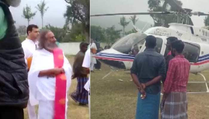 Helicopter Carrying Sri Sri Ravi Shankar Makes Emergency Landing in Tamil Nadu, All Safe