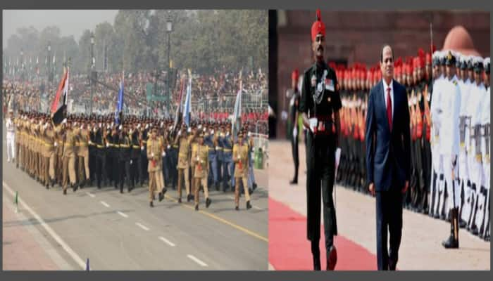 Republic Day 2023: R-Day Parade Begins with the Egyptian Army Contingent&#039;s March on Kartavya Path in Delhi