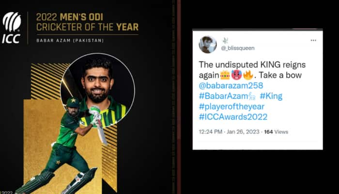 &#039;King of Cricket Once Again&#039;: Babar Azam Crowned as ICC Men&#039;s ODI Player of the Year 2022, Twitter Reacts