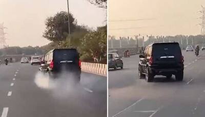 Mahindra Scorpio Reckless Driving Caught on Camera, Noida Police Issues Rs 25,500 Challan