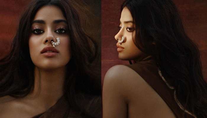 Janhvi Kapoor Wears Sexy Nose Ring and Sultry Saree for her hot Photoshoot!