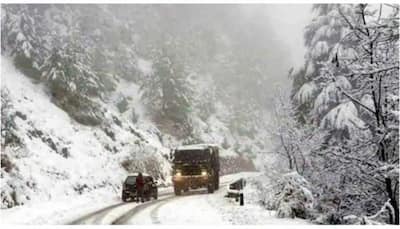 Jammu and Kashmir Receives Fresh Snowfall; Flights Delayed, Trains Halted