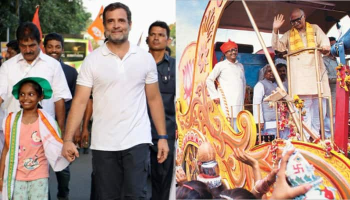 From LK Advani&#039;s Rath Yatra to Rahul Gandhi&#039;s Bharat Jodo Yatra, a Look at Famous Foot Marches in India