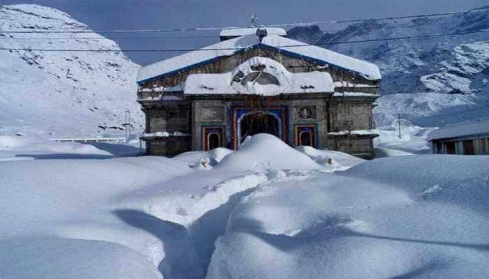 Kedarnath Temple Gets Wrapped Under Blanket of Snow, Police Issues Advisory