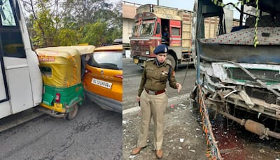 24 School Kids Injured in Collision of Four Buses With Three Other Vehicles in Delhi