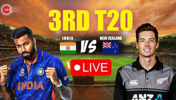 LIVE | IND VS NZ, 3rd T20 Live Score: Pandya's Team India eye to Seal Series