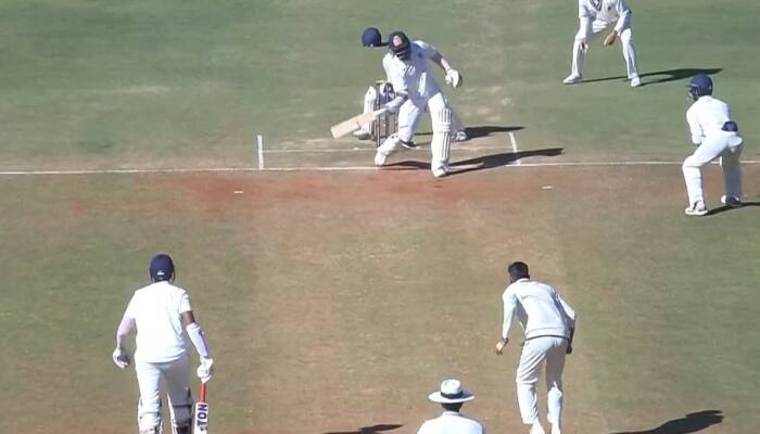 Watch: 'Injured' Hanuma Vihari Hits 3 Fours Batting One-Handed but Andhra Pradesh set to Lose vs MP in Ranji Trophy Quarter-Finals
