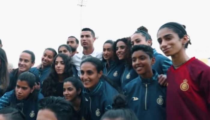 Amid Criticism From Al Nassr Fans, Cristiano Ronaldo Meets Club&#039;s Women&#039;s Team and Gives Motivating Speech - Watch Video Here