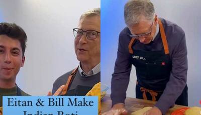 Bill Gates Gets a Taste of India: Microsoft Founder Tries his Hands at Making 'Roti' with American Chef - WATCH