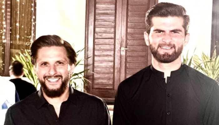 WATCH: Shahid Afridi Coaches Son-in-law Shaheen Afridi to hit Sixes