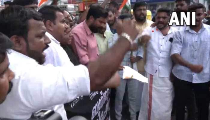 Kerala Budget: Youth Congress Workers Stage Protest Against 'Tax Terrorism'