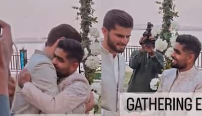 Watch: After Shaheen Shah Afridi Gets Married to Ansha, 'Happy' Babar Azam Hugs Pak Pacer, Video Goes Viral