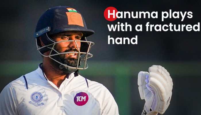 Hanuma Vihari plays with a fractured hand in Ranji Match, netizens laud his dedication for the team