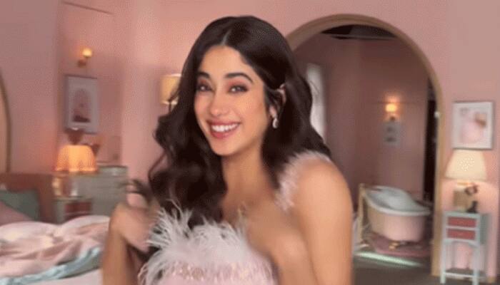 Janhvi Kapoor Shares Goofy Chicken Dance in Pink Feather Dress, Gets Trolled Heavily: Watch Video