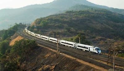 WATCH: Vande Bharat Express Climbs Maharashtra's Steep Western Ghats With Ease