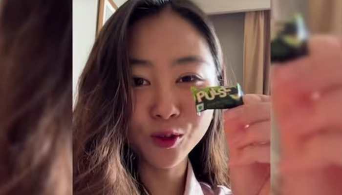 WATCH: South Korean Blogger&#039;s Funny Reaction After Eating Popular Bitter-Sweet India-Made Candy