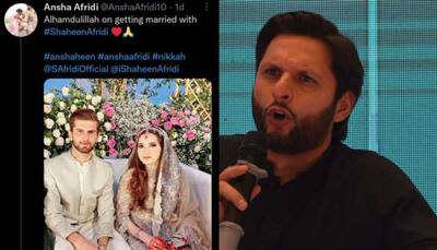 Shahid Afridi Flags Daughter Ansha Afridi's Fake Account on Twitter, says his Daughters are not on Social Media