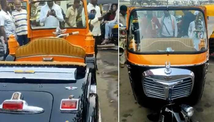 &#039;Vijay Mallya Style...&#039;: Harsh Goenka Shares Video of Autorickshaw Designed Like Luxury Vintage Car