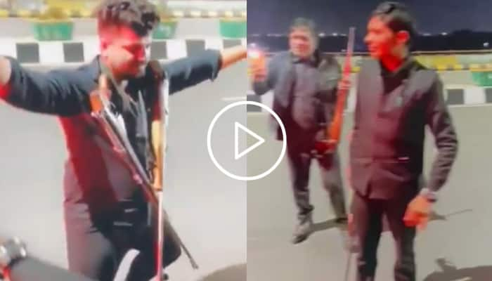 WATCH: Ghaziabad men Dance With Rifles, Fire in air While Drinking on Indirapuram Elevated Road; Five Held