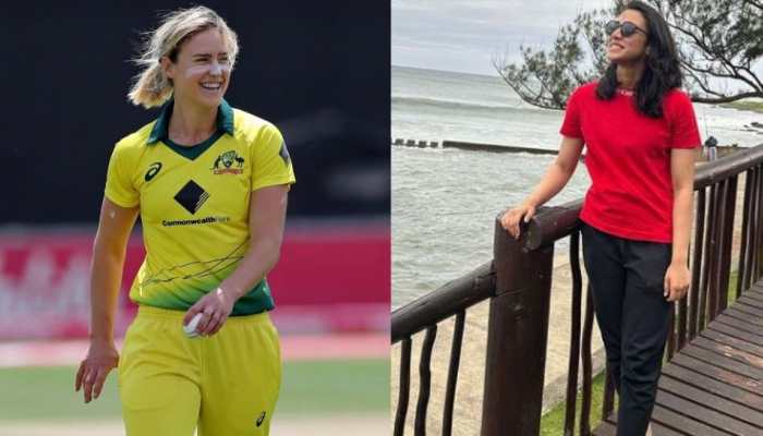 Australia's Elysse Perry (left) and Indian opener Smriti Mandhana. (Source: Instagram)