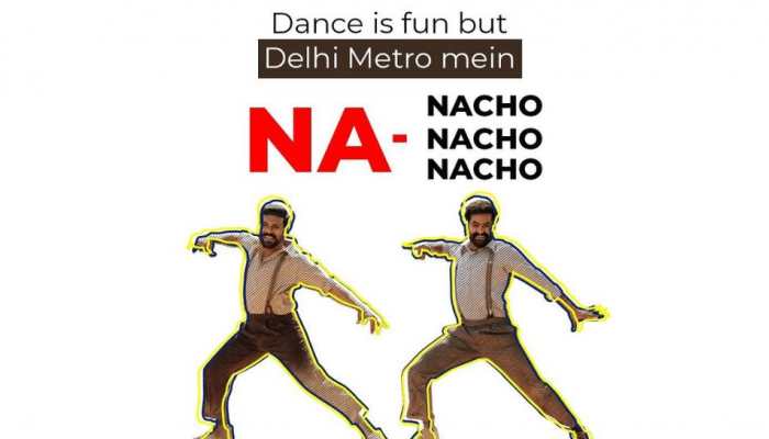 Delhi Metro Spreads Awareness Against Shooting Reel Inside Train Using RRR's Oscar-Winning 'Nacho Nacho'