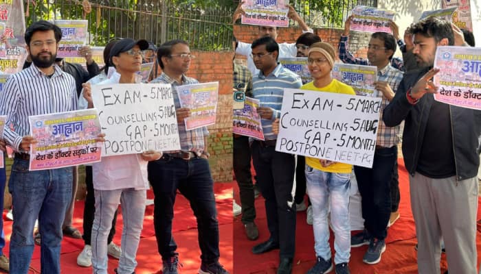 NEET PG 2023: Aspirants Demand Postponement of Exam, Stage Protest at Jantar Mantar