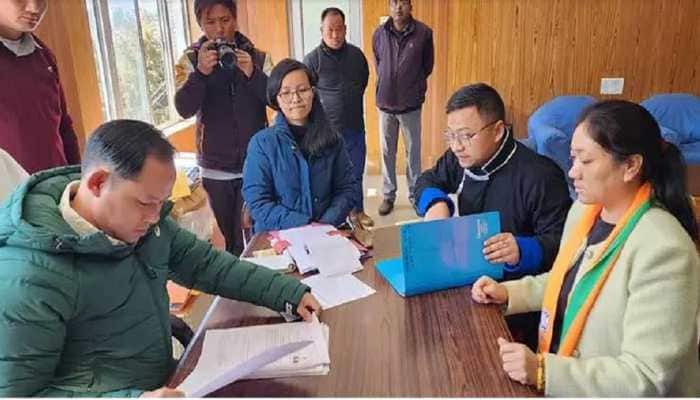 BJP Candidate Tsering Lhamu Set To Win Lungla By-Election Unopposed