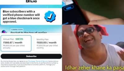 Twitter's Blue Tick Monthly Plan in India at Rs 650 Creates a Storm of Memes and Jokes on Platform