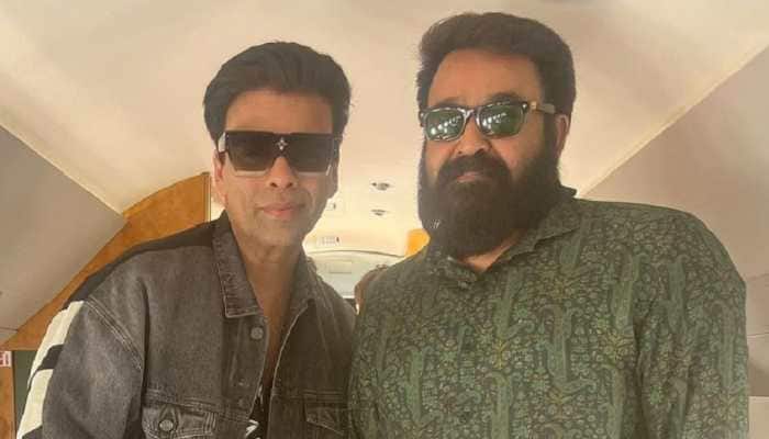 KJo has a &#039;Fan Moment&#039; With Mohanlal, Calls him one of the Best Actors in India