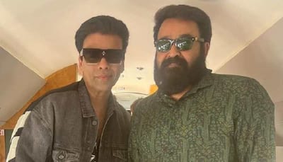 KJo has a 'Fan Moment' With Mohanlal, Calls him one of the Best Actors in India