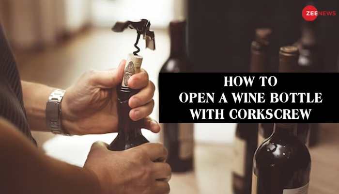 How to Open a Wine Bottle With Corkscrew - 3 Easy Steps