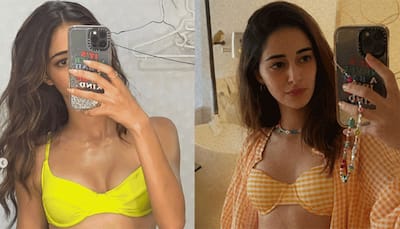 Ananya Panday Drops Sexy Mirror Selfies in Bikinis, Flaunts Perfect Abs