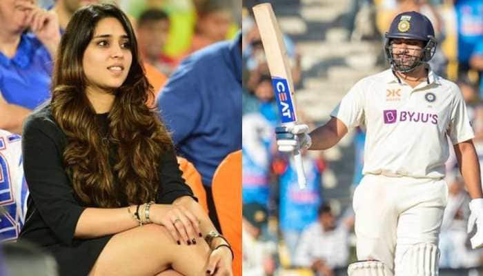 Send Replacement Fingers...: Rohit Sharma&#039;s Wife Ritika Sajdeh After India Captain Hits Maiden Test ton as Captain