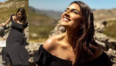 Hotness Alert! Sanjana Ganesan Looks Stunning in Black Off-Shoulder Dress, see Pics