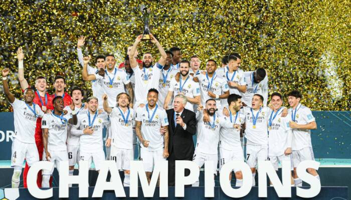 Vinicius Junior Scores Twice as Real Madrid Beat Al-Hilal 5-3 to win 8th Club World Cup