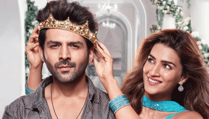 Kartik Aaryan, Kriti Sanon Unveil Shehzada new poster, Announce Film's Advance Booking