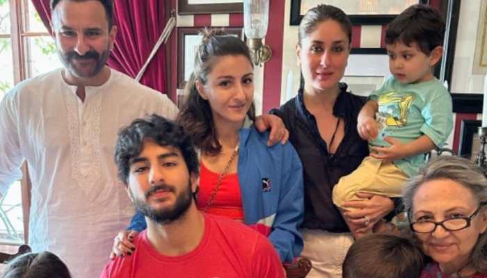 Soha Ali Khan Shares Fam-Jam Pic With Saif Ali Khan, Kareena Kapoor and Little Munchkins 