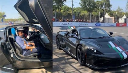 Sachin Tendulkar attends Formula E's first race in India