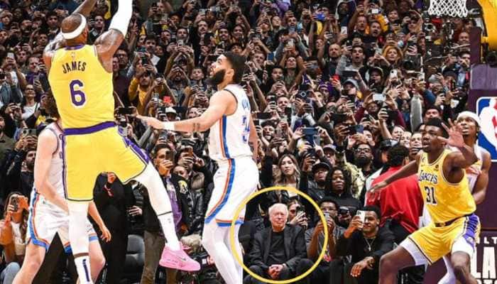 Phil Knight&#039;s Photo of Enjoying LeBron James&#039; Record-Breaking Moment at Stadium Sans Camera Goes Viral, Who is he?