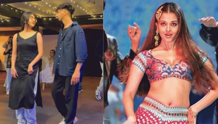 Watch: Dancer-duo Grabs Eyeballs With Jaw-Dropping Moves to Aishwarya Rai Bachchan's Kajra Re in Viral Video 