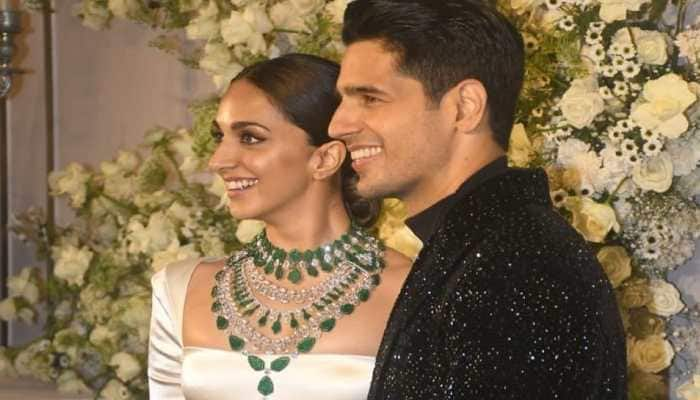 Sidharth Malhotra, Kiara Advani Look Stunning at Their Wedding Reception, Check Out